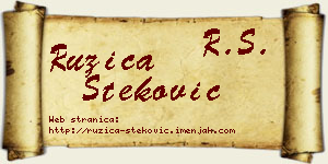 Ružica Steković vizit kartica